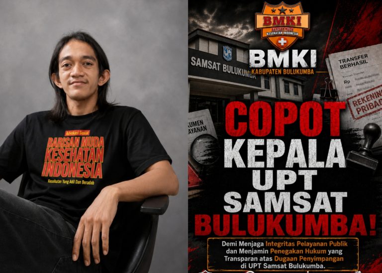 Transfer ke Rekening Pribadi Picu Sorotan, BMKI Bulukumba Desak APH Usut Dugaan Praktik di Samsat Bulukumba